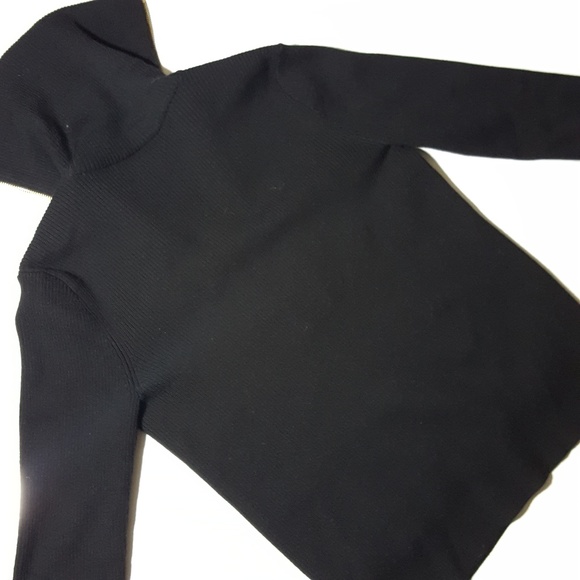 RALPH LAUREN full zip silk front sweater - Picture 4 of 5